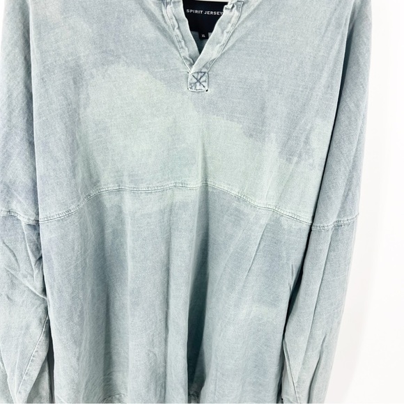 ✅ SPIRIT JERSEY GREEN TYE DYE LONG SLEEVE NO BRANDING SIZE X-LARGE - Picture 2 of 5